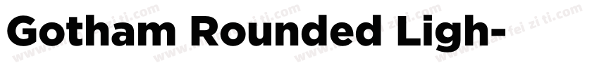 Gotham Rounded Ligh字体转换